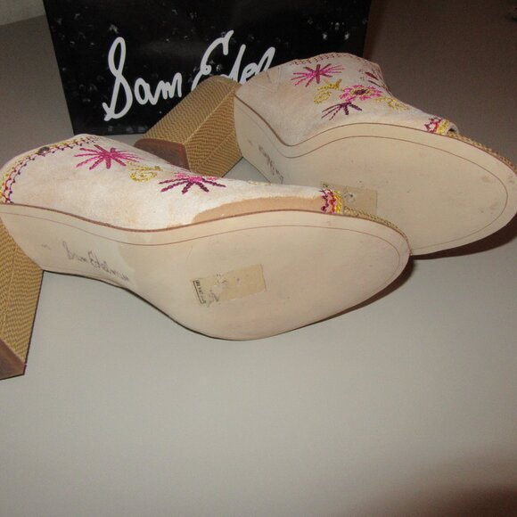 Sam Edelman Pink and Tan Wedges - Picture 5 of 6